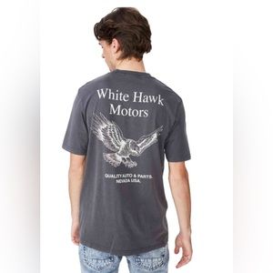 NWOT Vintage Style Motorcyle Shop T Shirt